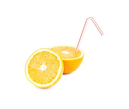 fresh squeezed orange juice isolated