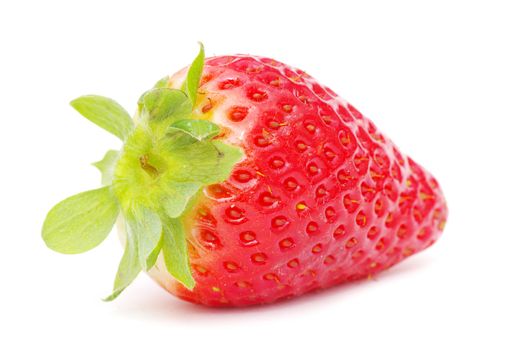 strawberries isolated over white background