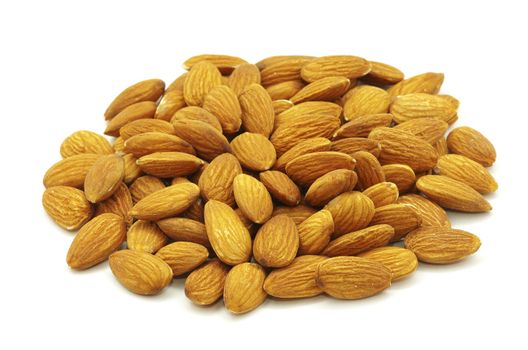 Almond isolated on white background