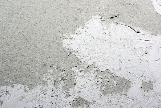 Alabaster plaster with beton concrete wall. Abstract textured background.