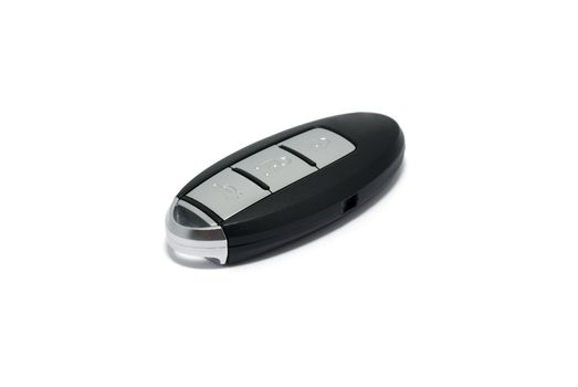 Intelligent keyless system for modern japanese car isolated on white background.