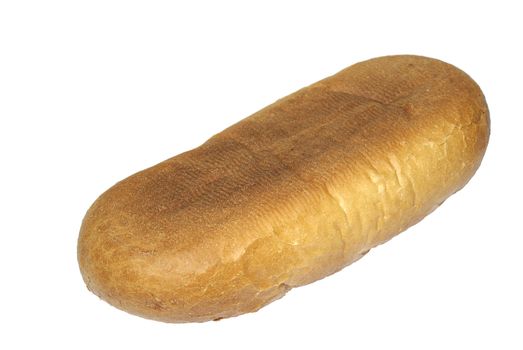 Studio shot of bread isolated on white background.