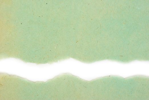 Cardboard pieces on the isolated white background