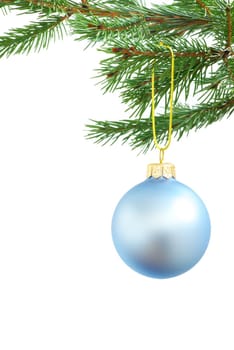 Christmas decoration isolated on the white background