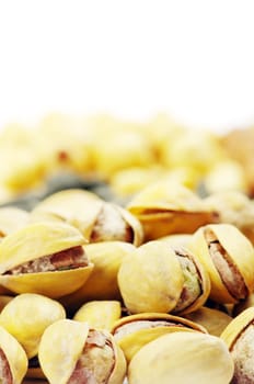 nuts collection isolated on background