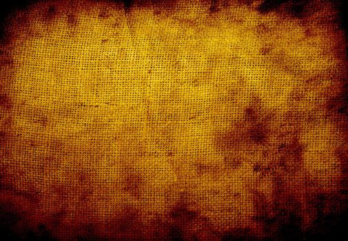 Background old  sack by a large plan