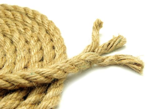 rope isolated on a white background