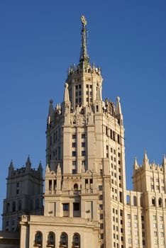 Bulding on Kotelnicheskaya Naberezhnaya in Moscow