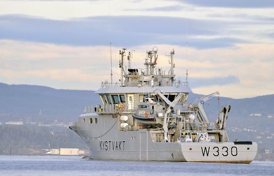 Norwegian Coastguard in the Oslofjord