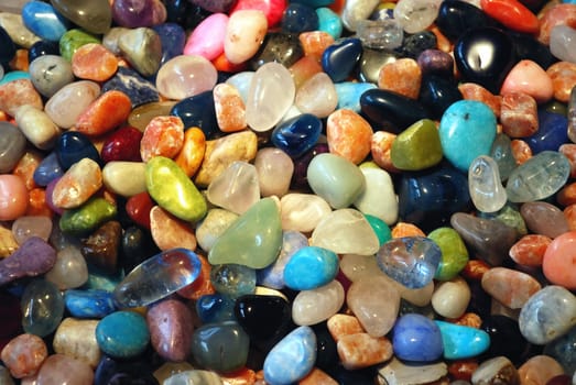 color minirals stones make magic background. 