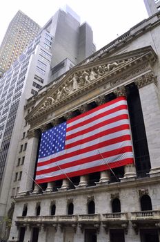 The New York stock exchange.