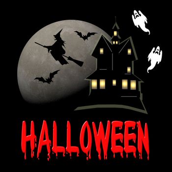 scary halloween house