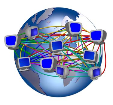 network worldwide - online all over the planet