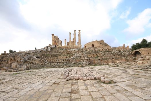 Temple of Zeus,Jarash Jordan