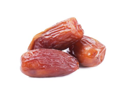 Sweet dates isolated over white background