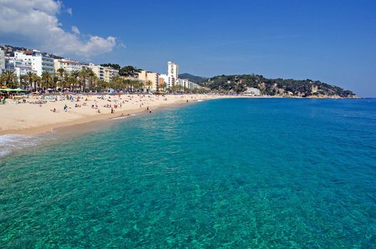 Seascape of Lloret de Mar beach, Spain. More in my gallery.