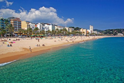 Lloret de Mar beach seascape, Costa Brava,  Spain. More in my Gallery.