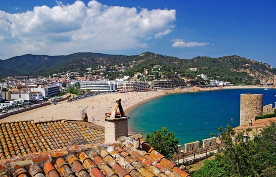 Cityscape view of Tossa de Mar, Costa Brava, Spain. More in my gallery.