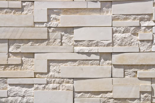 White Modern Brick Wall