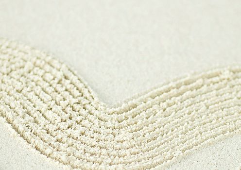 A background image with white sand