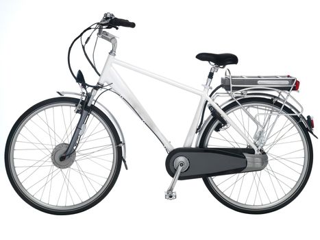 racing bike  isolated on a white background