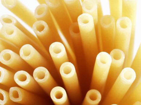 Bunch of spaghetti isolated