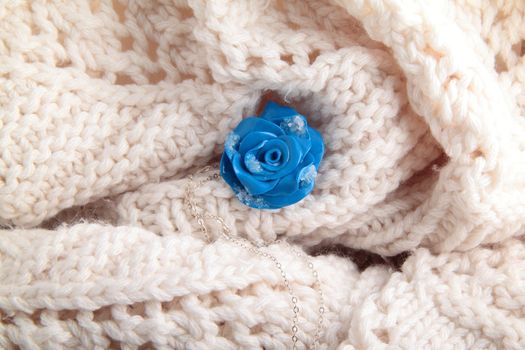 blue rose - jewelry
