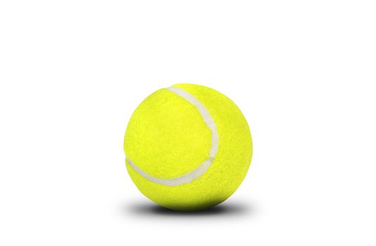 tennis ball isolated on white