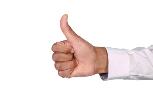 Businessman's Hand With Thumb Up