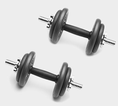 Weights, isolated on white