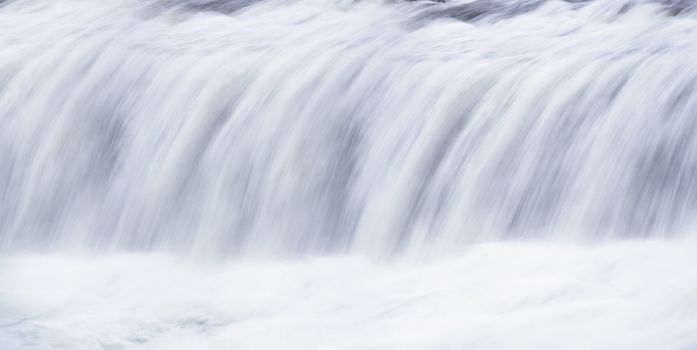 water cascade streaming down a lasher