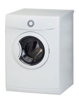 Washing machine isolated on a white background