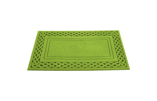 Welcome mat isolated over white