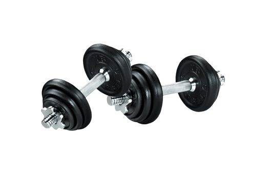 Weights, isolated on white