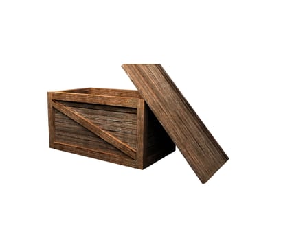 old wooden box
