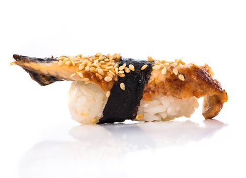 Sushi isolated on a white background