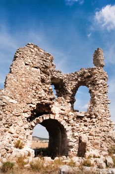 ruins of the ancient city wall