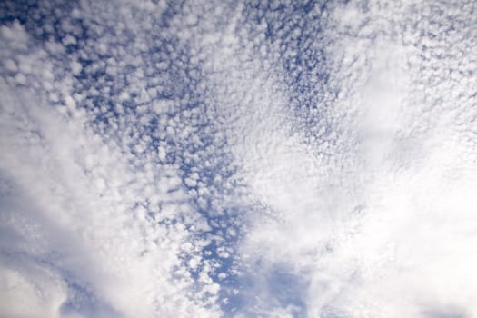 Beautiful blue sky with white clouds or nature