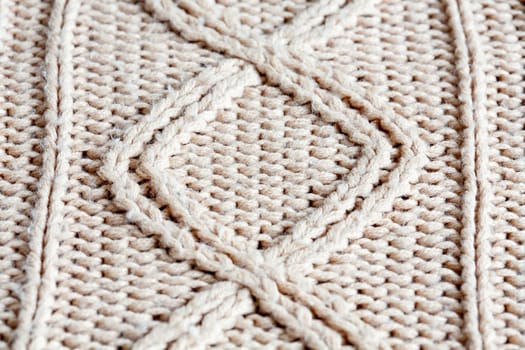 Knitted cloth as a background.