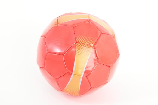 Football isolated on a white