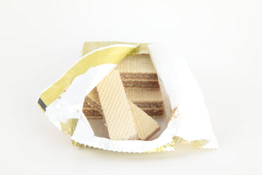 Wafers are isolated on a white background.