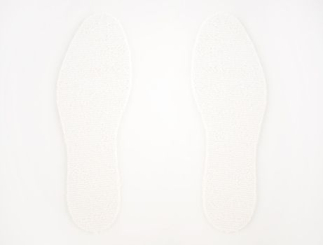 White insole isolated on white background for site