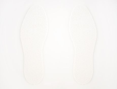 White insole isolated on white background for site