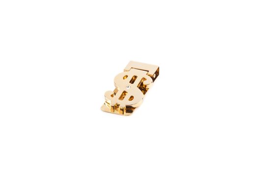 clip for money isolated on white background