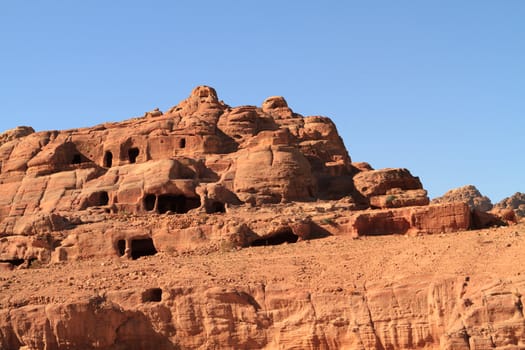 The Outer Siq, in Petra, Jordan