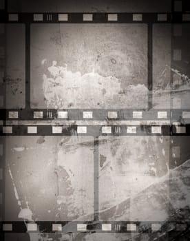 High detailed grunge film frame with space for your text or image.