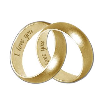 golden wedding rings