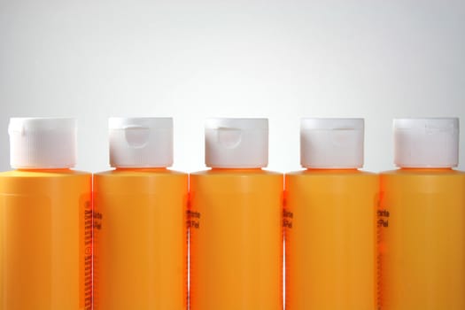 yellow plastic bottles packaging concepts