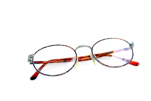 Eyeglasses on white background