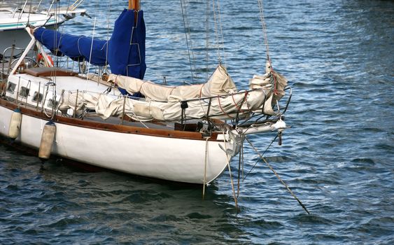 Photo of a yacht in spain harbor